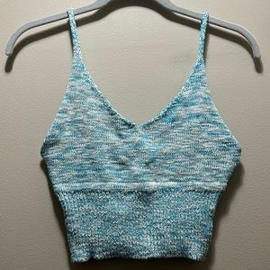 Knitted crop top